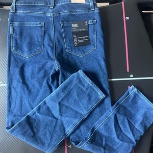 Paige Cindy High Waist Straight Ankle Size 26